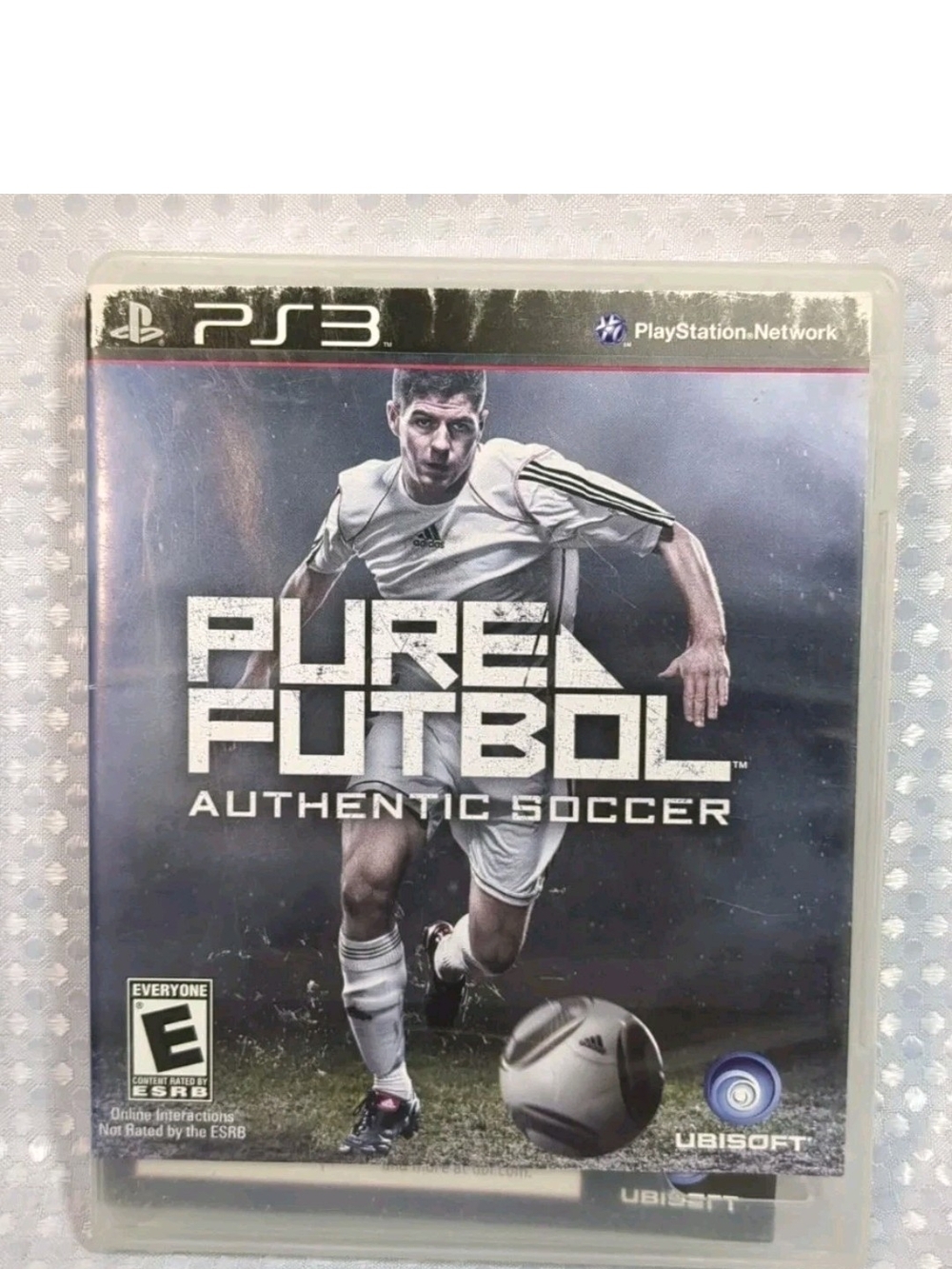 Pure Futbol PS3 Game Case - Blue/White Cover